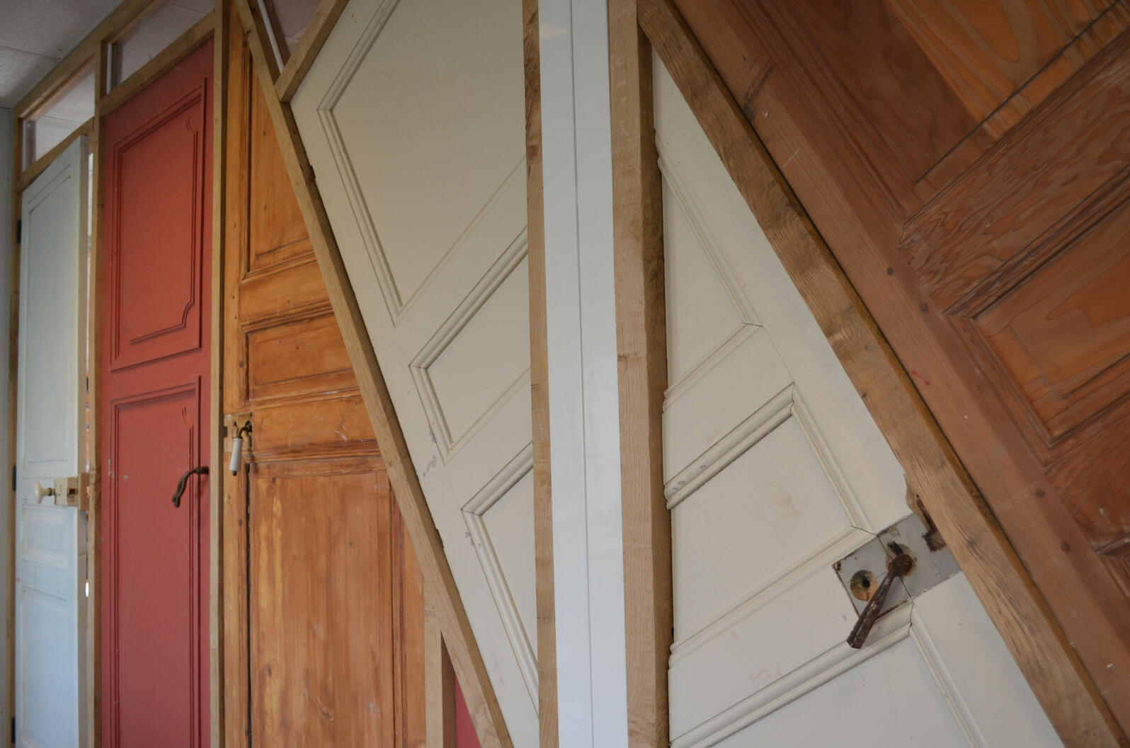 la cloison de portes